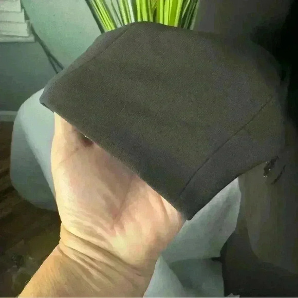 Studio Tahari Size 12 Silk Skirt Suit Brown w/Embellishments Snap Enclosure - Picture 6 of 16